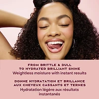 SheaMoisture Huile Capillaire Légère Lisse et Brillante Noix de Coco et Hibiscus, 97 ml