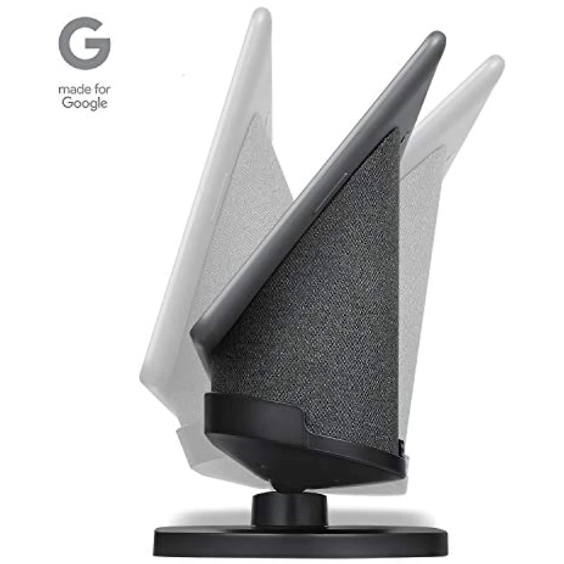 Support réglable Wasserstein pour Google Nest Hub Max - Conçu pour Google Nest (Charbon)