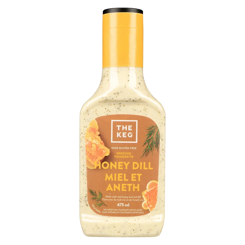 KEG - HONEY DILL DRESSING 475ML, KEG - HONEY DILL DRESSING 475ML