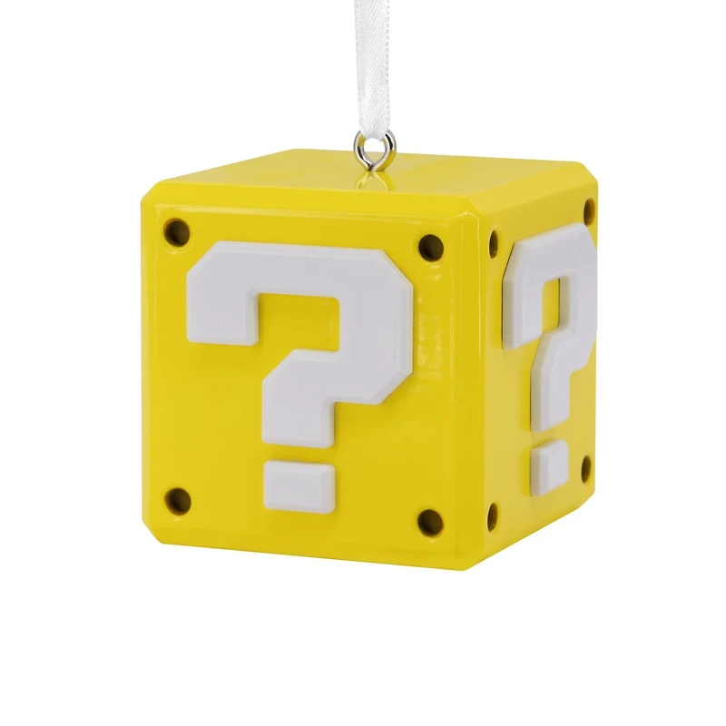 Hallmark Christmas Ornament (Nintendo Super Mario Question Block Premium Metal)