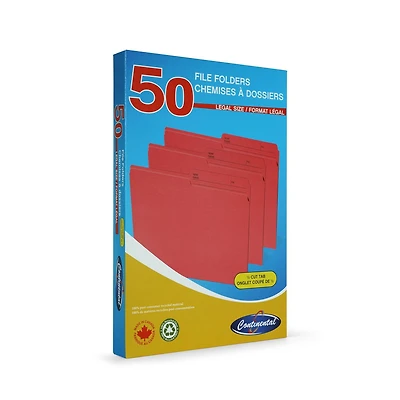 Boîte de chemises à dossiers Continetal de format légal