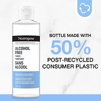 Neutrogena Alcohol-Free Toner, Skincare, Hypoallergenic, Paraben Free, Phthalate Free, Fragrance Free, 236 mL, 236 mL