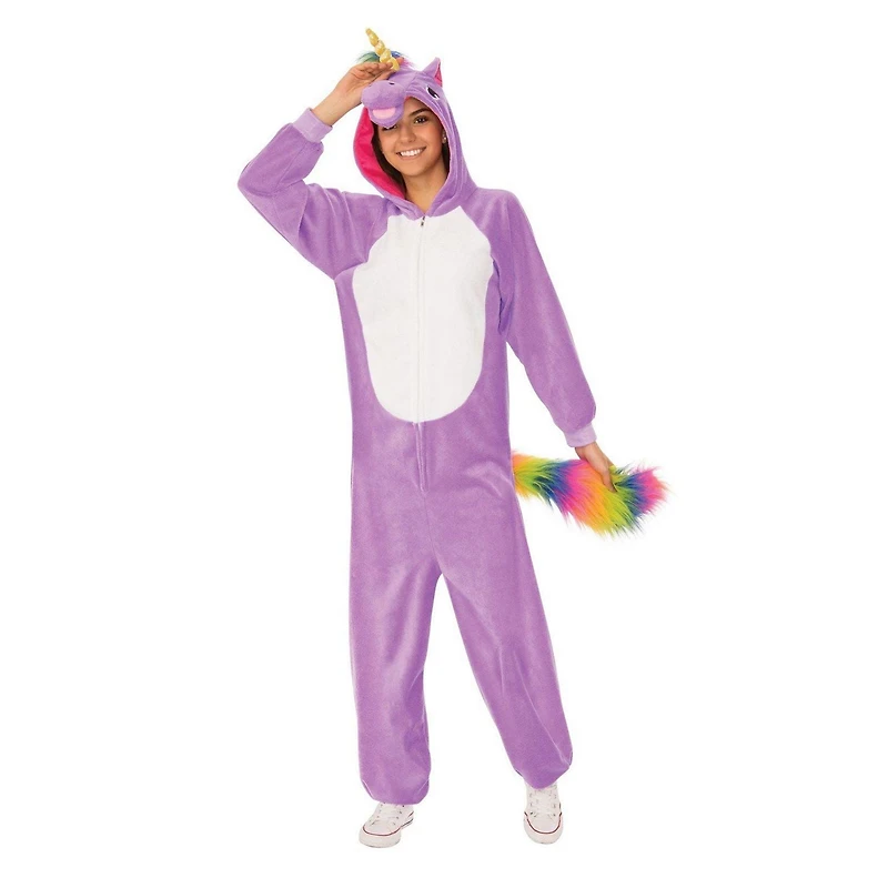 Purple Prism Unicorn Comfy Wear Adult Costume