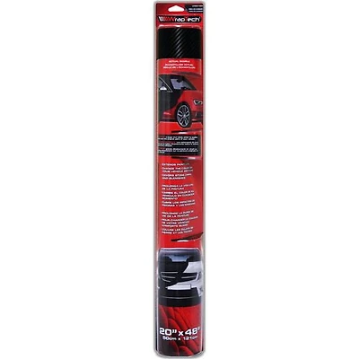 Enrobage en vinyle 20po x 48po noir de carbone d'enveloppe de vinyle 20
