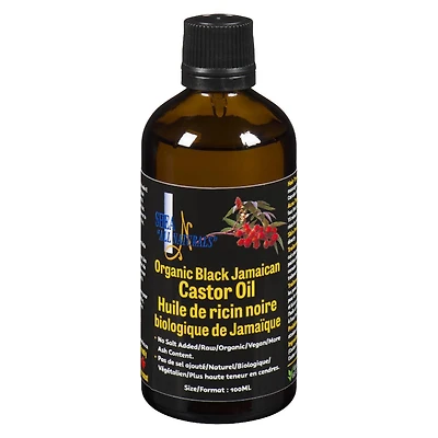 All Naturals Huile de Ricin Noire Biologique de Jamaique 100 ml