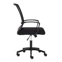 Chaise de bureau ergonomique à roulettes pour adulte, hauteur réglable, dossier en maille, CorLiving Cooper