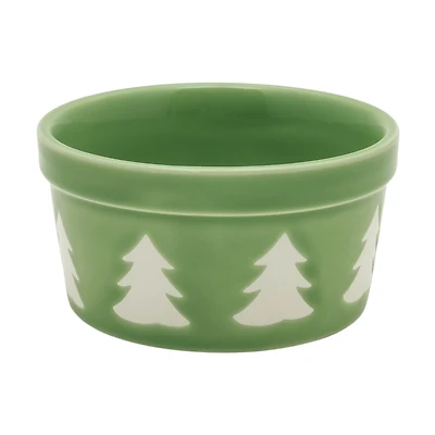 Stoneware 7.9 OZ Green Ramekin