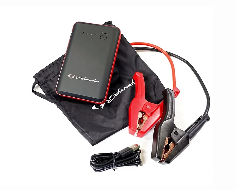 Schumacher Electric Démarreur de batterie de voiture au lithium-ion 12 V 400 ampères de crête et bloc d'alimentation portable, SL1338