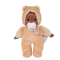 My Sweet Baby 10-inch Snuggly Baby Doll with Pacifier, Light Mocha Outfit