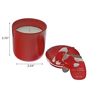 Bougie 8,8 Oz Et Gant Tricoté Canneberge Cassis