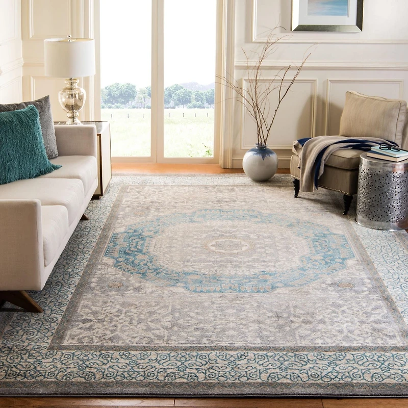 Safavieh Sofia Waylon Geometric Bordered Area Rug