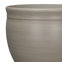 Jardinière en Résine Mainstays 15,5 pouces, Gris Bouleau