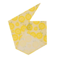 Bandana pour chien One Paw, imprimé amusant Lemon, léger, plusieurs tailles, jaune, pour chiens