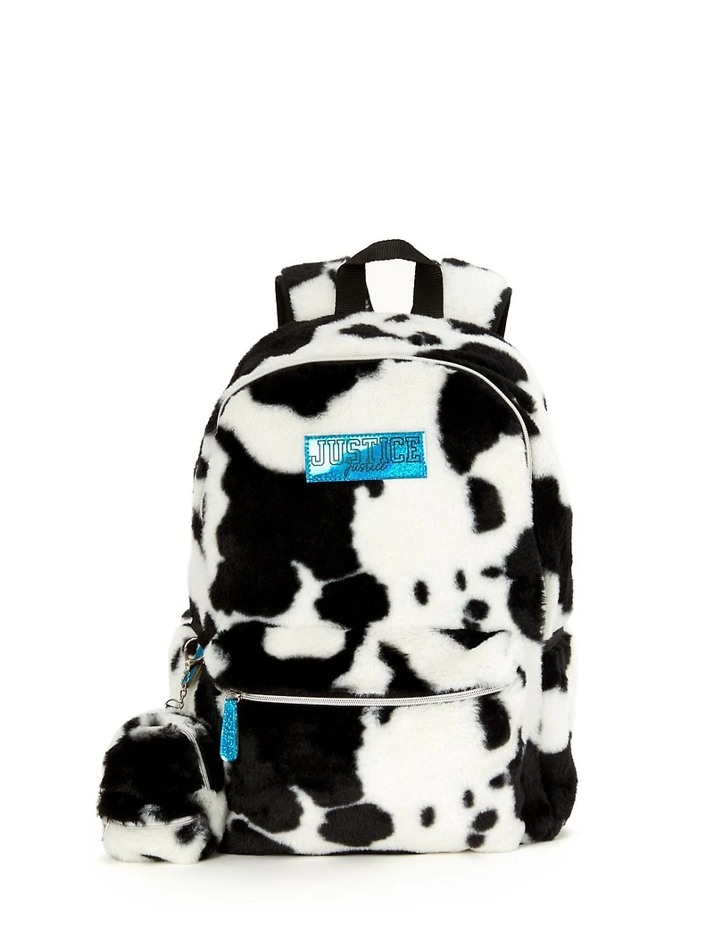 Justice Cow Print Backpack