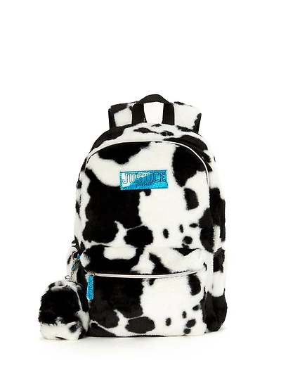 Justice Cow Print Backpack