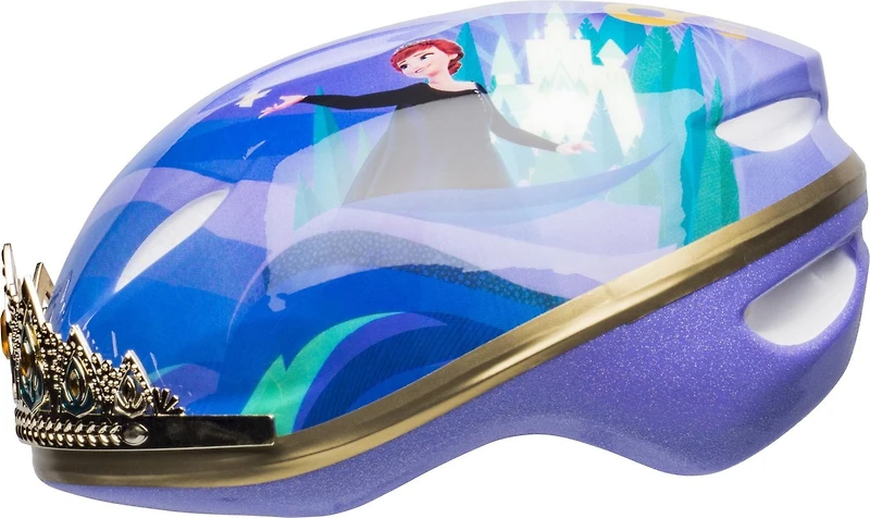 Frozen 3D Anna Tiara Child Bike Helmet, Sizes 52-56 cm