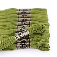 DMC Cotton 6 Strand Floss 8m - Green, 6 Strand