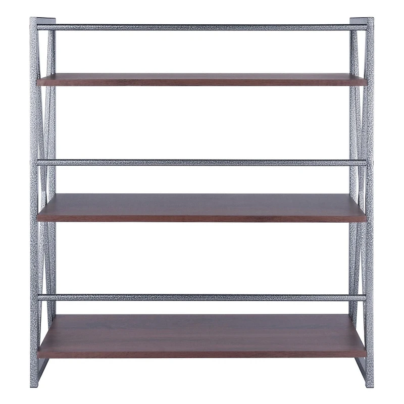 Isa 3-Tier Shelf Graphite and Walnut