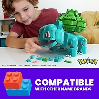 MEGA-Pokémon-Bulbizarre Géant, 1 figurine articulée (355 pcs)