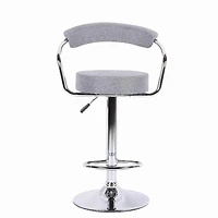 PLATA IMPORT - TABOURET QUINTIN GRISE