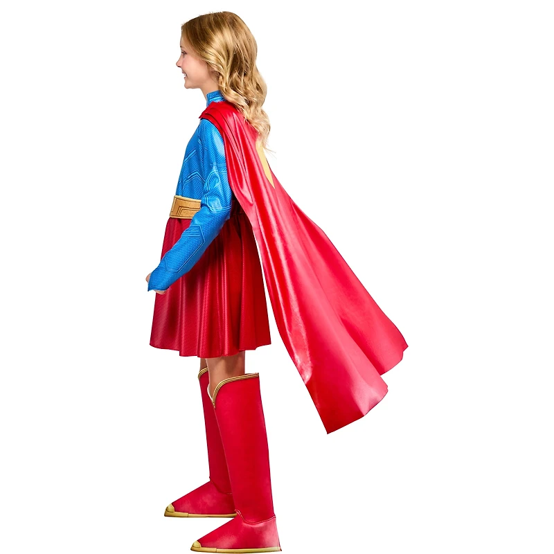 Rubies DC Supergirl Halloween Costume for Children, Girls Small (Size 4-6)