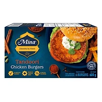 Mina Halal Tandoori Chicken Burgers, 600 g