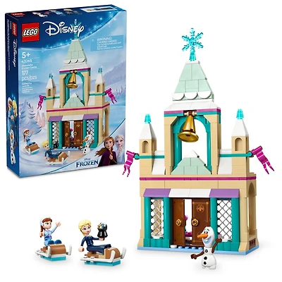LEGO Disney Frozen: Arendelle Frozen Castle - Building Playset for Kids, Girls & Boys, Ages 5+ - Frozen Castle Toy for Fans with Princess Anna and Elsa Minidolls - Gift Idea for Birthdays - 43265, Includes 177 Pieces, Ages 5+