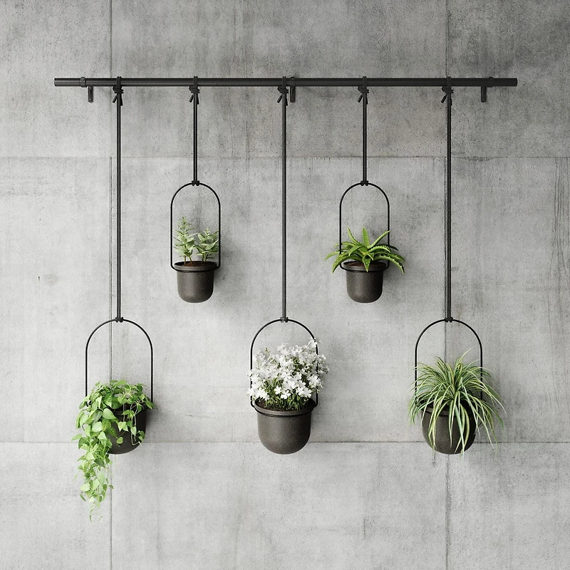 Umbra Triflora Hanging Planter, Set of 5