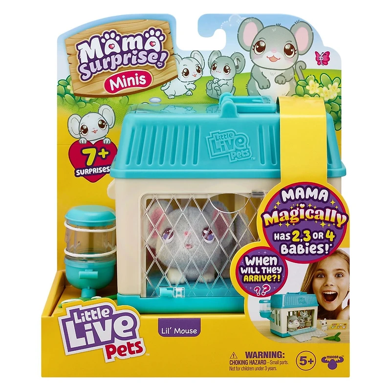 LITTLE LIVE PETS MAMA SURPRISE S2 MINI PLAYSET LIL' MOUSE