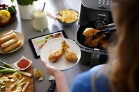 Friteuse Philips Airfryer avec TurboStar, noire, HD9621/96