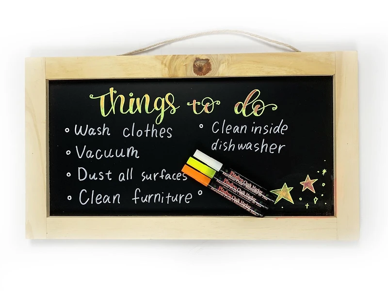 MARVY UCHIDA®  BISTRO CHALK MARKER 4PC FINE FLUORESCENT SET