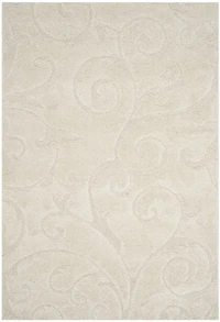 SAFAVIEH Florida Douglas Floral Vines Shag Area Rug