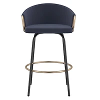 Set of 2 Contemporary Counter Stool
