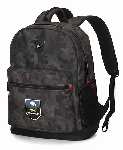 Unisexe Sac à dos imperméable SUISSEWIN Camouflage Vert