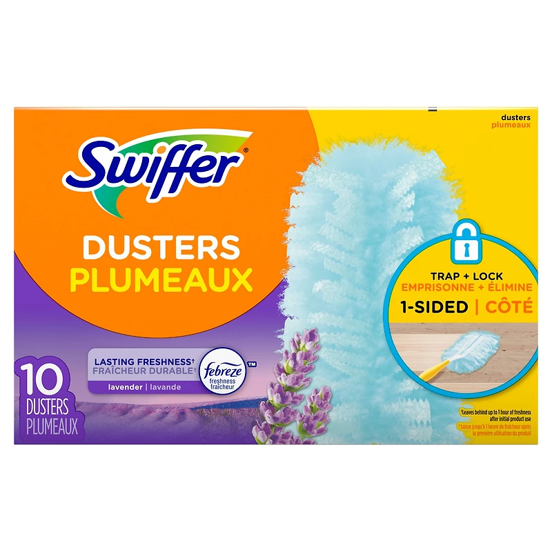 Swiffer Dusters Multi-Surface Duster Refills for Cleaning, Lavender Scent, 10CT