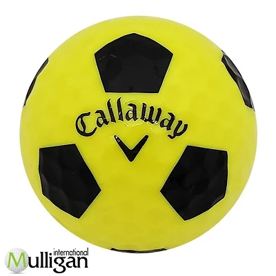 Mulligan - 48 balles de golf récupérées Callaway Chrome Soft Truvis 4A, Jaune