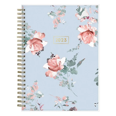 Agenda hebdomadaire/mensuel 2023, 5,875 po x 8,625 po, Blue Sky, Jessie Blue