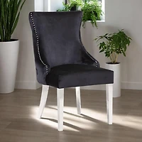 CHAISE STONEFORT – ACIER en noir ENSEMBLE DE 6