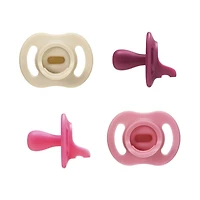 Tommee Tippee Ultra-light StayPut Pacifier, 6-18m, 4 Count, One-Piece Silicone Design