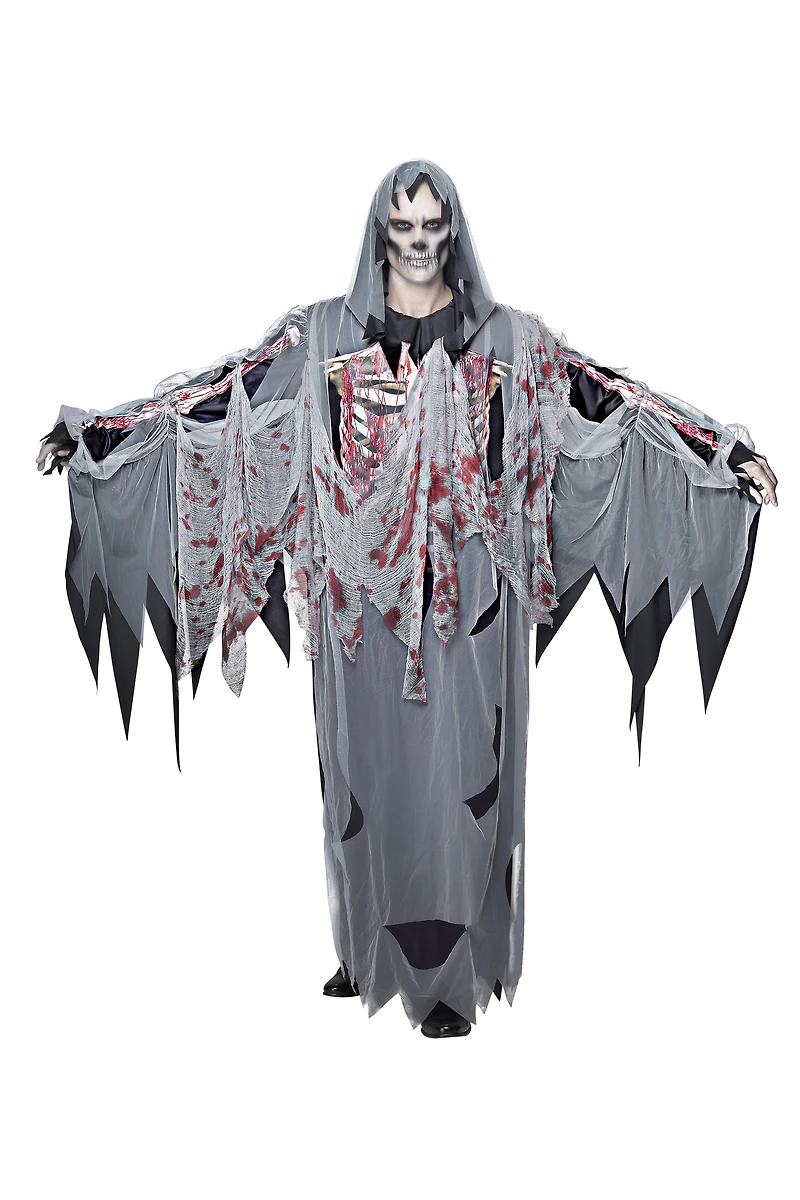 Partyholic Skelezombie for Men, One Size Fits Most
