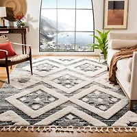 Safavieh Moroccan Tassel Dawson Tapis Géométrique Shag