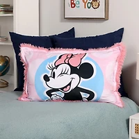 Oreiller géant en fourrure funky pour enfants Disney Minnie Mouse, 20 po x 30 po
