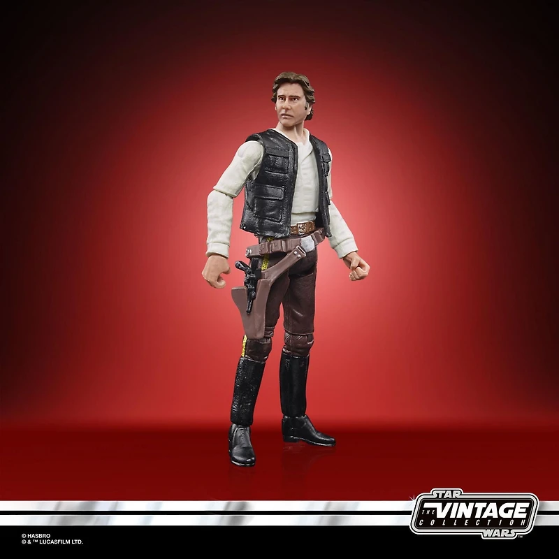 Star Wars The Vintage Collection Han Solo (Endor) Toy, 3.75-Inch-Scale Star Wars: Return of the Jedi Action Figure