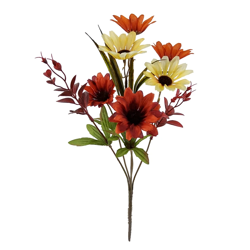Boutonnière artificielle mixte de marguerites intérieure Mainstays de 35,56 cm, couleur orange MAINSTAYS PL MARGUERITE ORANGE