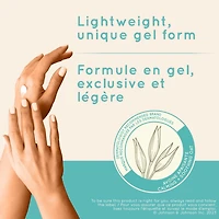 Gel hydratant quotidien Aveeno Calm + Restore, avoine prébiotique, aloès, provitamine B5, soulage la peau sèche et sensible, sans parfum