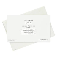 Boîte de 24 cartes de Noël Connections de Hallmark (Patinage sur un étang gelé, œuvre de Thomas Kinkade)
