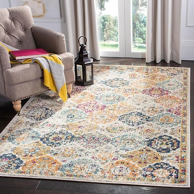 SAFAVIEH Madison Judith Geometric Floral Area Rug