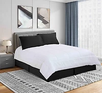 Jupe de Lit de Microfiber Super Doux