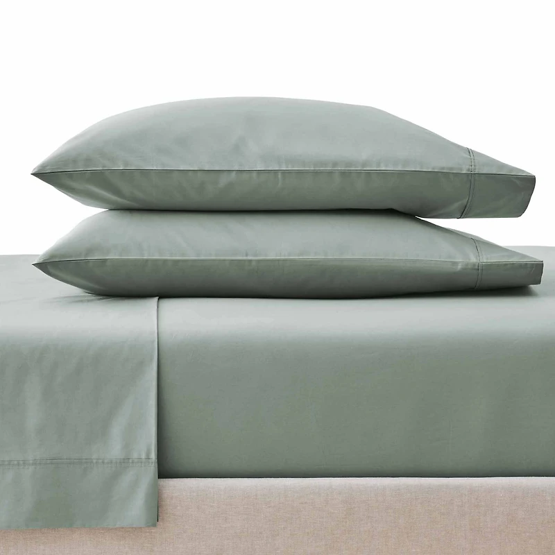 Better Homes & Gardens 300 Thread Count Cool & Crisp 4-Piece Cotton Percale Sheet Set, King Sheet Set