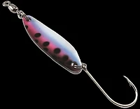 Gibbs G-1050-025RTNB Croc Spoon 2-1/4, 1/4oz, 7g, Rainbow Trout Nickel Back, Croc Spoon, Rainbow Trout Nick